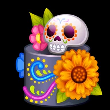 Fiesta Muerta — Mousse Cakes Telegram gift model
