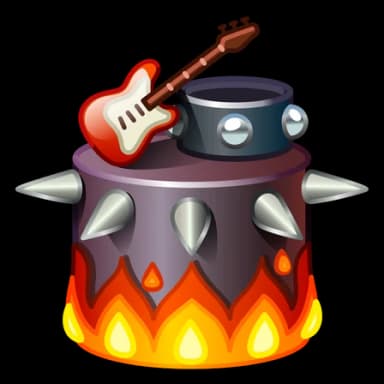 Rock Band — Mousse Cakes Telegram gift model