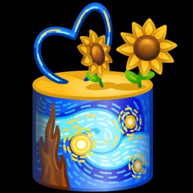 Starry Night — Mousse Cakes Telegram gift model