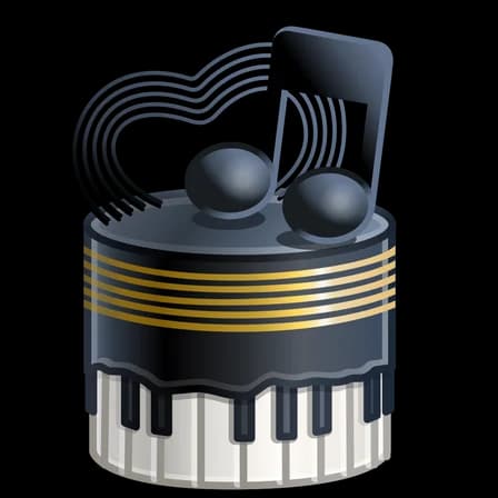 Sweet Music — Mousse Cakes Telegram gift model