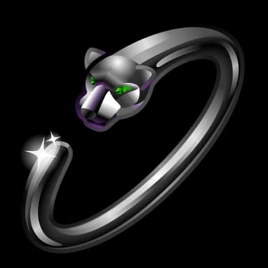 Black Panther — Nail Bracelets Telegram gift model