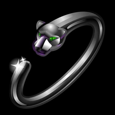 Black Panther — Nail Bracelets Telegram gift model