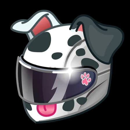 Dalmatian — Neko Helmets Telegram gift model