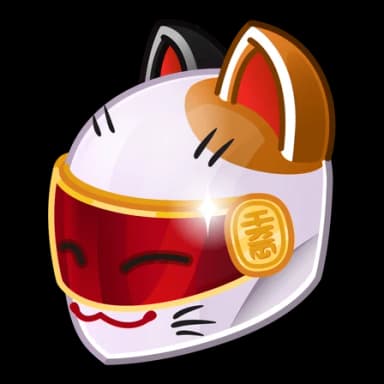 Maneki Neko — Neko Helmets Telegram gift model