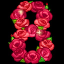 Eight Roses