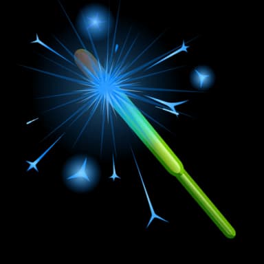 Azurite — Party Sparklers Telegram gift model