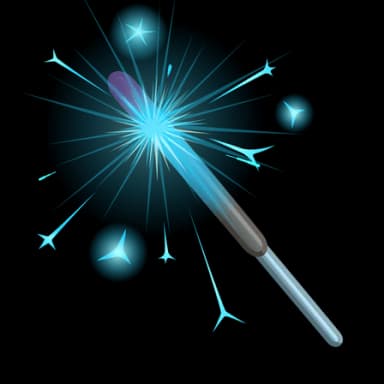 Cyan Sizzle — Party Sparklers Telegram gift model