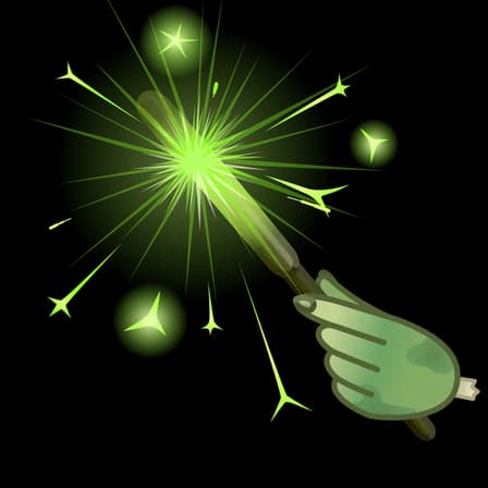 Franky — Party Sparklers Telegram gift model