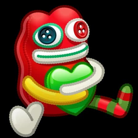 Santa Pepe — Plush Pepes Telegram gift model