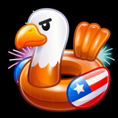 Bald Eagle — Pool Floats Telegram gift model