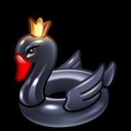 Dark Swan — Pool Floats