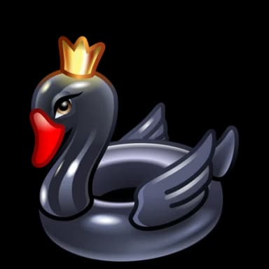 Dark Swan — Pool Floats Telegram gift model
