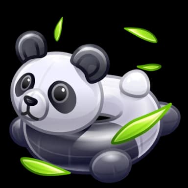 Giant Panda — Pool Floats Telegram gift model