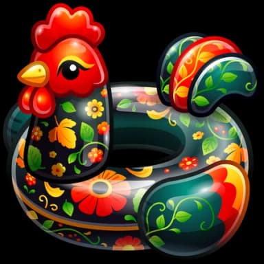 Khokhloma — Pool Floats Telegram gift model