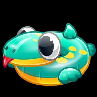 Lizard — Pool Floats Telegram gift model