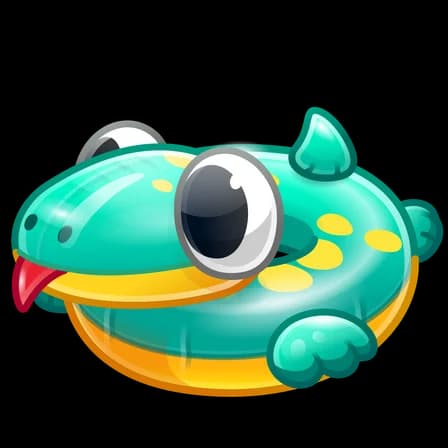 Lizard — Pool Floats Telegram gift model