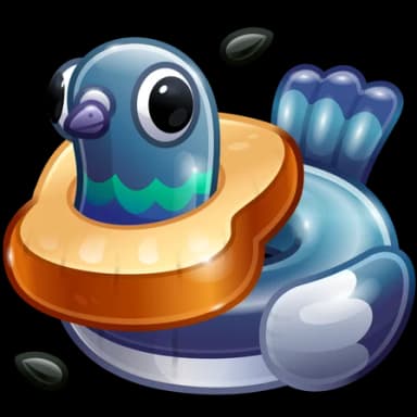 Pigeon — Pool Floats Telegram gift model
