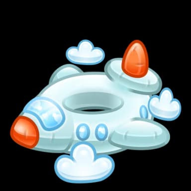 Private Jet — Pool Floats Telegram gift model
