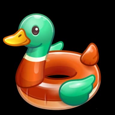 Quacky — Pool Floats Telegram gift model