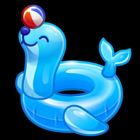 Show Seal — Pool Floats Telegram gift model