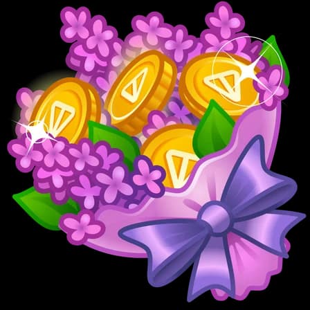 Rich Lilac — Pretty Posies Telegram gift model