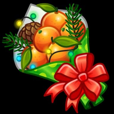 Tangerine — Pretty Posies Telegram gift model