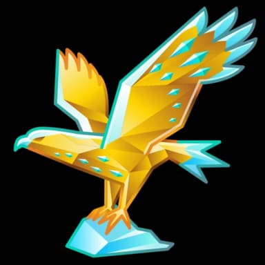 Frozen Gold — Rare Birds Telegram gift model