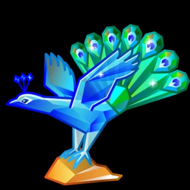 Royal Pavo — Rare Birds Telegram gift model