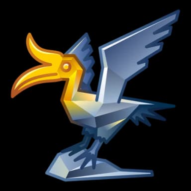 Silver Spike — Rare Birds Telegram gift model