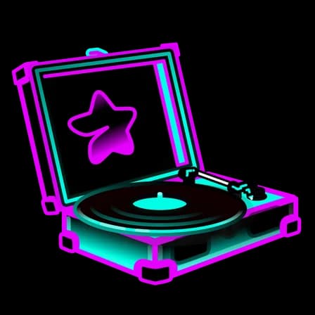 Acid Neon — Record Players Telegram gift model