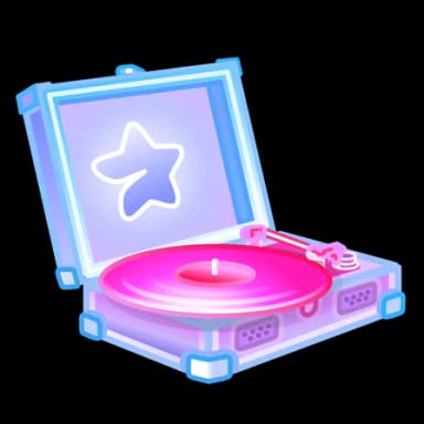 Pink Chrome — Record Players Telegram gift model