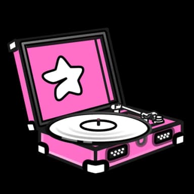 Pink Noir — Record Players Telegram gift model