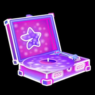 School Disco — Record Players Telegram gift model