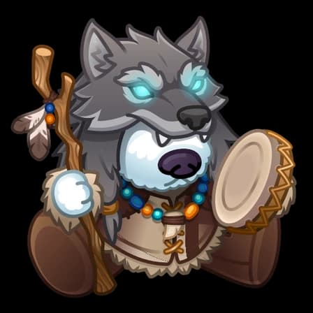 Wolf Shaman — Resistance Dogs Telegram gift model