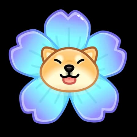 Dog Flower — Sakura Flowers Telegram gift model
