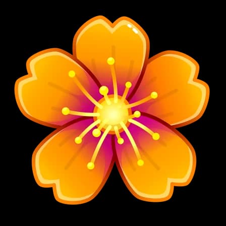 Fire Bloom — Sakura Flowers Telegram gift model