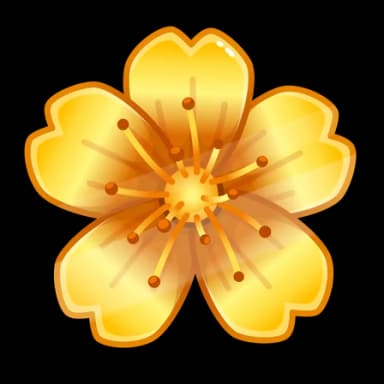 Goldensia — Sakura Flowers Telegram gift model
