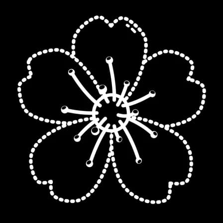 Hollyhock — Sakura Flowers Telegram gift model