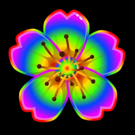 Party Bloom — Sakura Flowers Telegram gift model