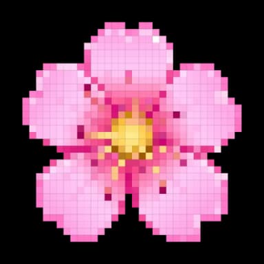 Pixel Bloom — Sakura Flowers Telegram gift model