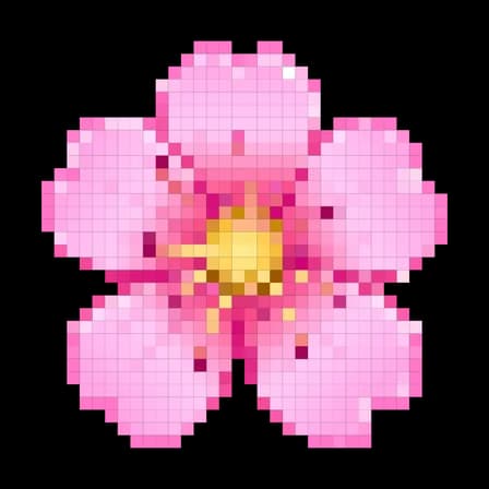 Pixel Bloom — Sakura Flowers Telegram gift model