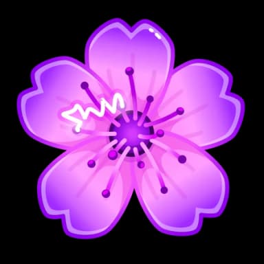 Zap Aster — Sakura Flowers Telegram gift model
