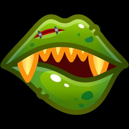 Zombie Bite — Sharp Tongues Telegram gift model