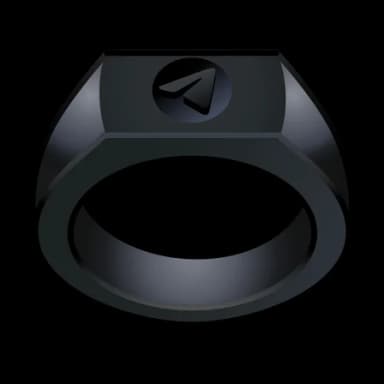 Black Noir — Signet Rings Telegram gift model