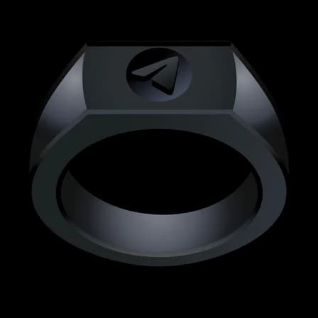 Black Noir — Signet Rings Telegram gift model
