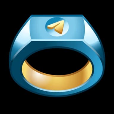 Blue Gold — Signet Rings Telegram gift model