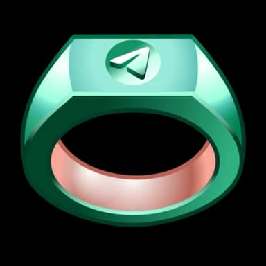 Green Rose — Signet Rings Telegram gift model