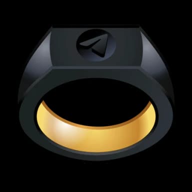 Obsidian — Signet Rings Telegram gift model