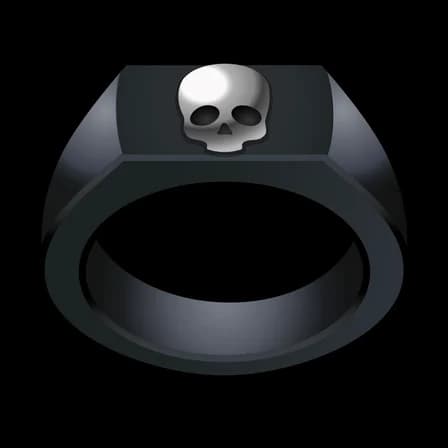Skull — Signet Rings Telegram gift model