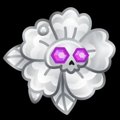 Chromium — Skull Flowers Telegram gift model
